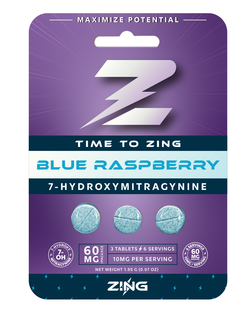 Zing Blue Raspberry