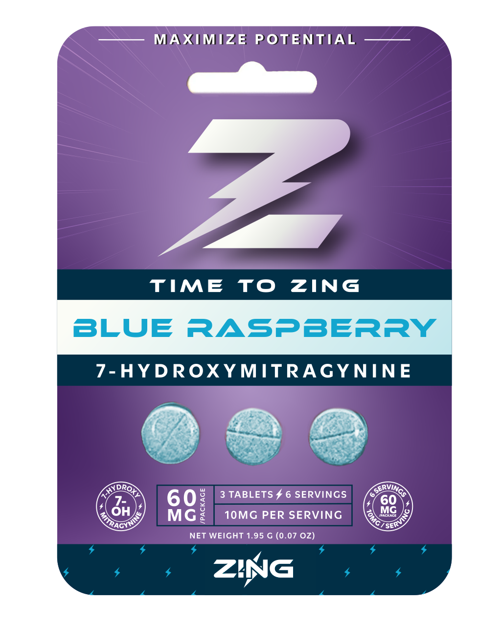 Zing Blue Raspberry